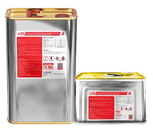 ST26S - Màng chống thấm Polyurea hai thành phần thi công nguội, gốc dung môi