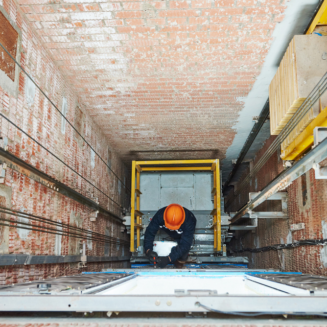 waterproofing of elevator shaft