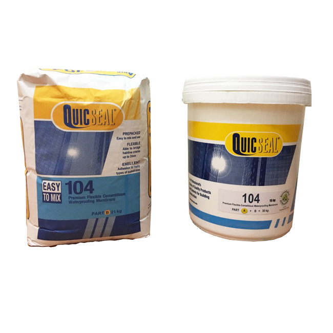 Quicseal 104 - chống thấm gốc xi măng hai thành phần